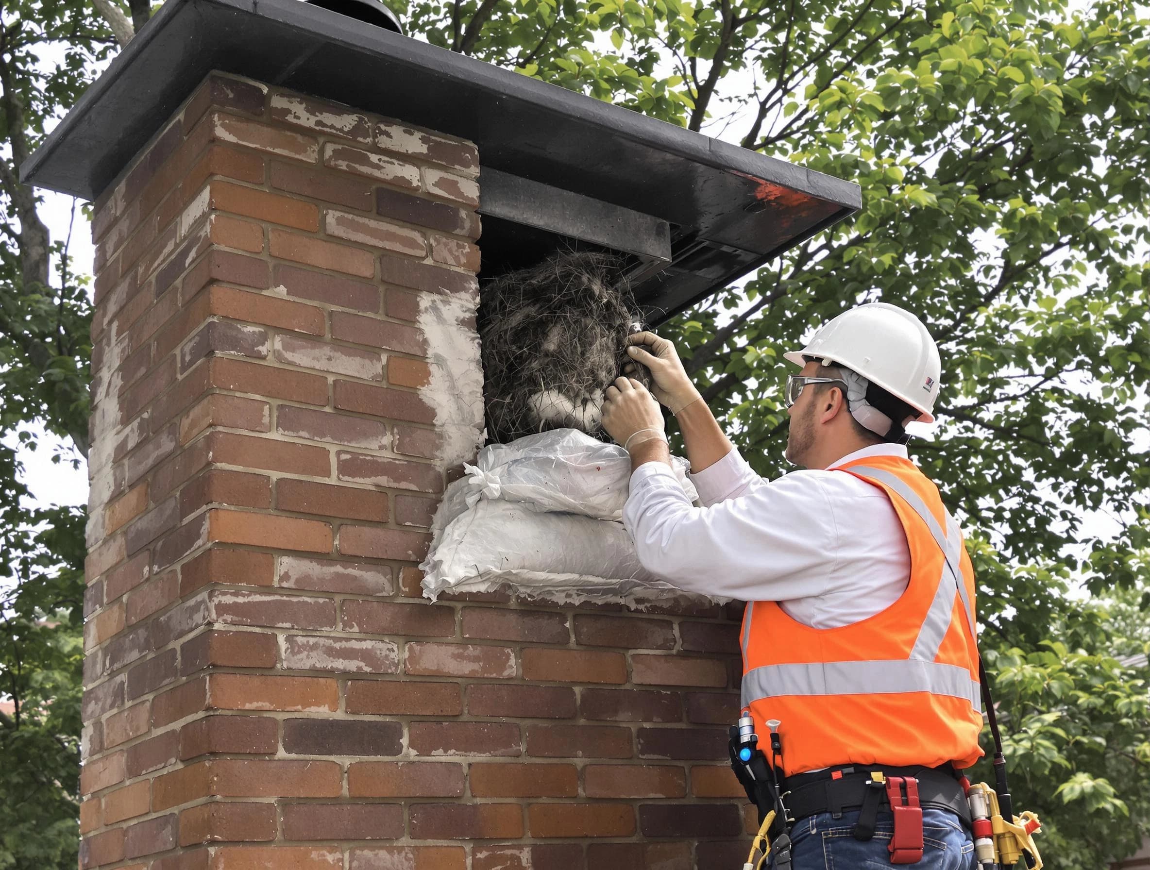 Humane removal of debris and animals by Castle Rock Chimney Sweep in Castle Rock, CO
