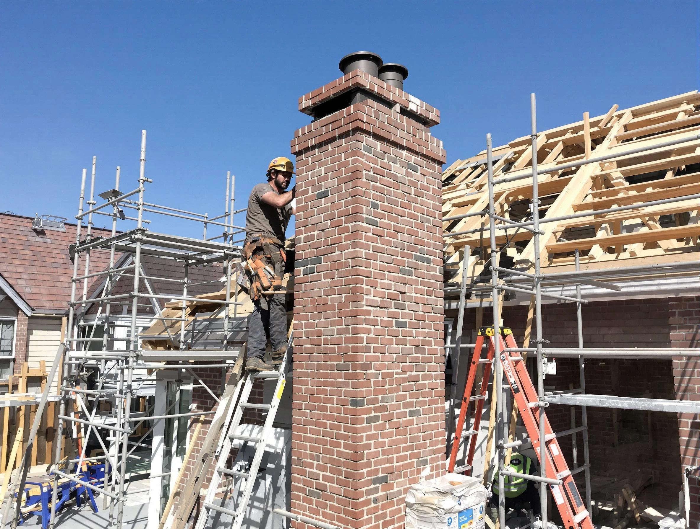 New chimney installation completed by Castle Rock Chimney Sweep in Castle Rock, CO